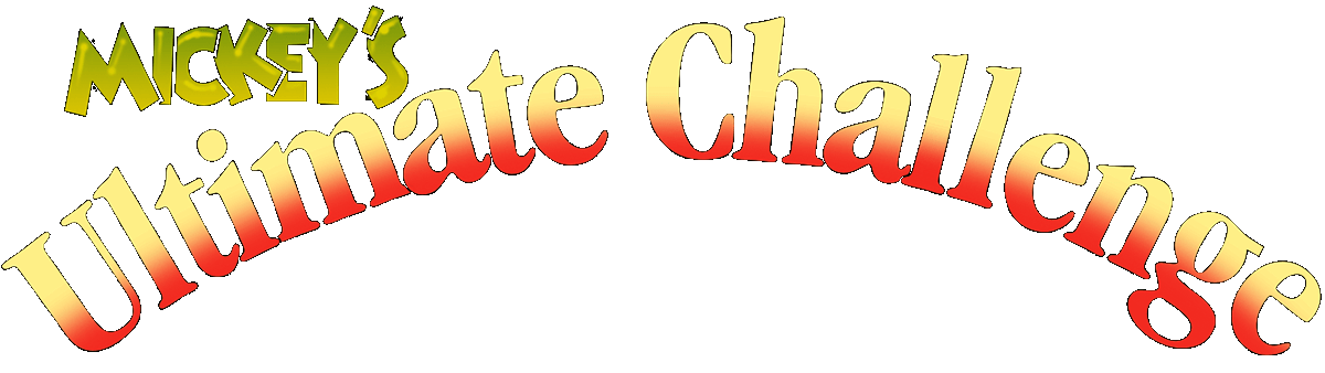 Mickey's Ultimate Challenge logo for Super Nintendo